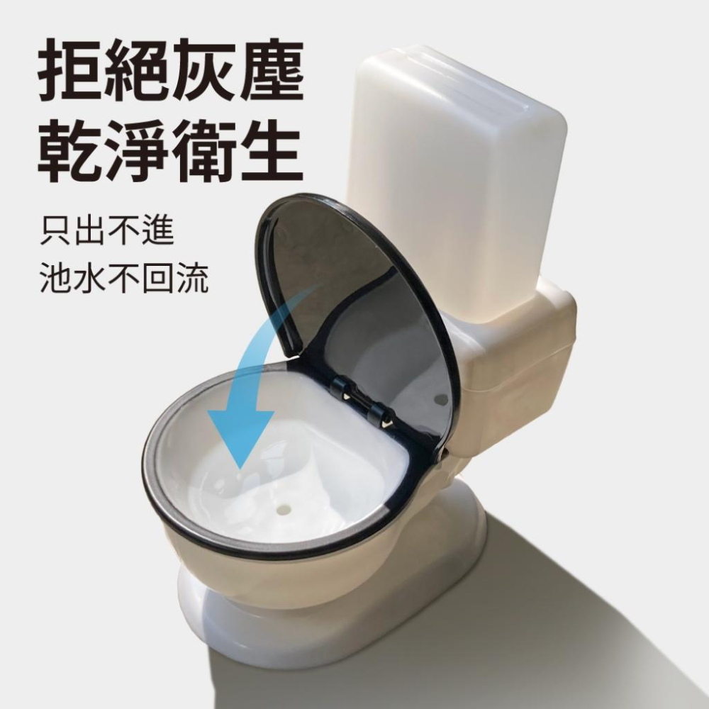 台灣現貨✅貓狗好時光寵物來了 馬桶飲水器 寵物飲水器 搞怪 趣味 貓飲水 狗喝水-細節圖9