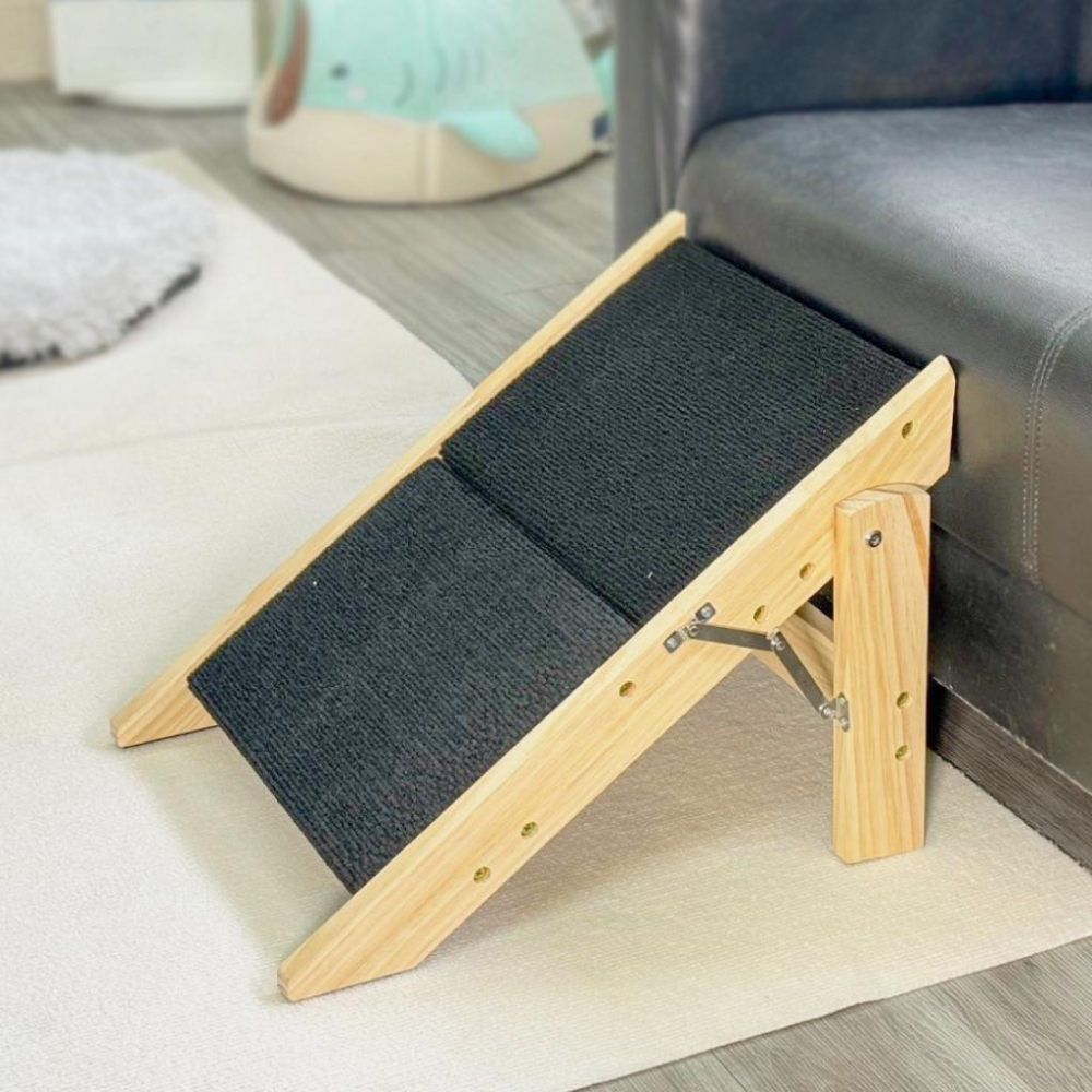 ✅貓狗好時光 寵物來了 台灣現貨 可折疊兩用爬梯 寵物爬梯 寵物樓梯 樓梯斜坡道 折疊爬梯 寵物斜坡 超強承重-細節圖4