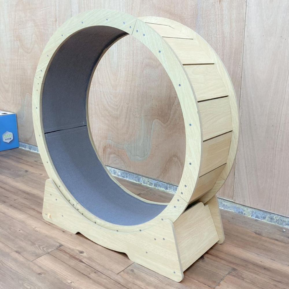 台灣現貨✅貓狗好時光有喵病 貓咪靜音跑步機 貓咪跑輪 貓咪滾輪 貓咪玩具-細節圖2