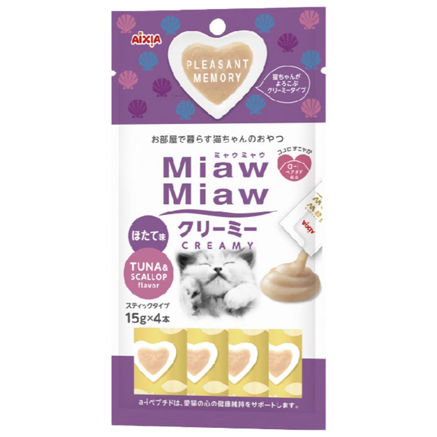 ✅貓狗好時光【AIXIA 愛喜雅】妙喵肉泥 貓零食 貓肉泥 寵物零食 15g (4支/包)-細節圖5