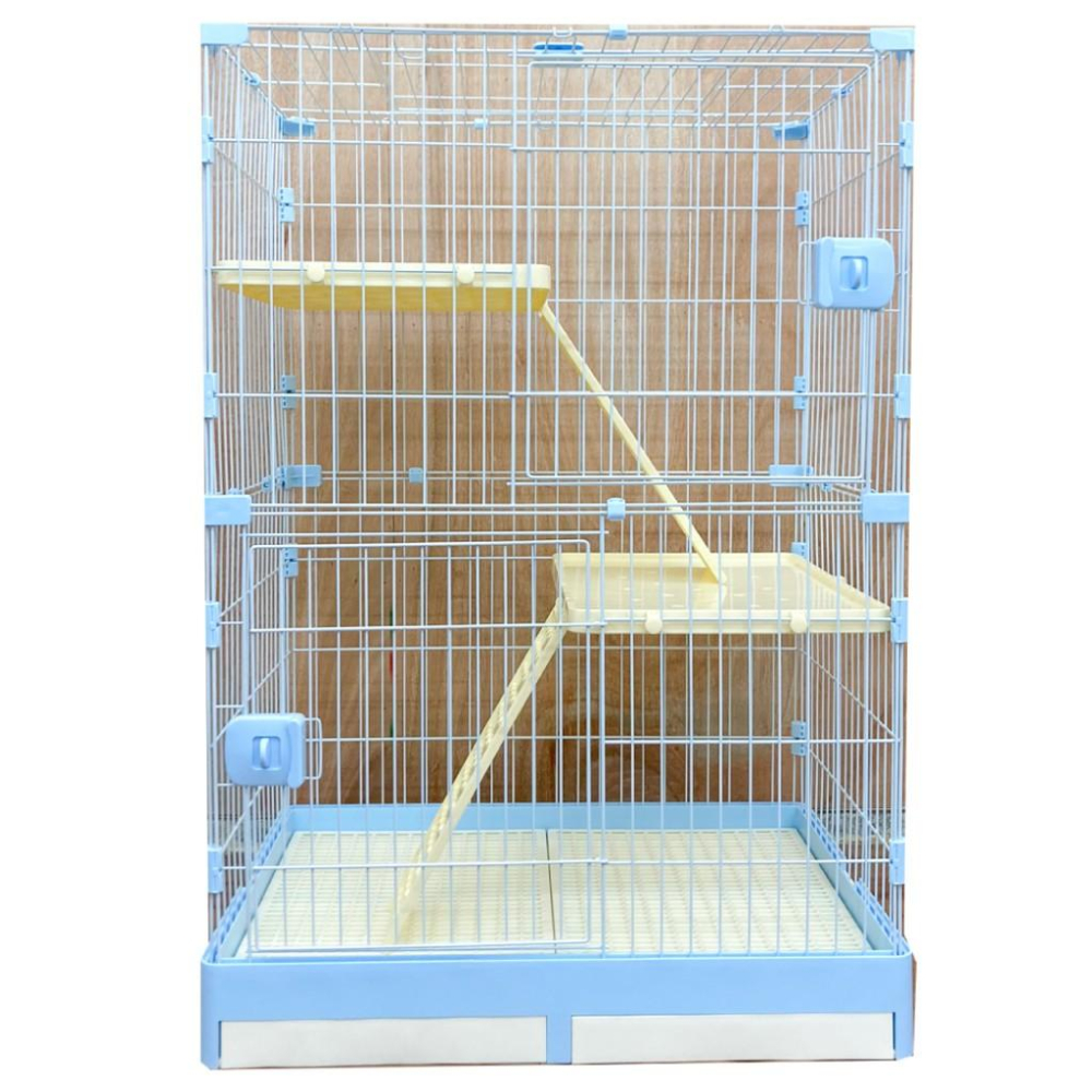 ✅貓狗好時光 有喵病 台灣現貨 豪華中 / 大 / 特大貓籠 寵物籠 貓咪籠子【三層 / 四層】-細節圖7