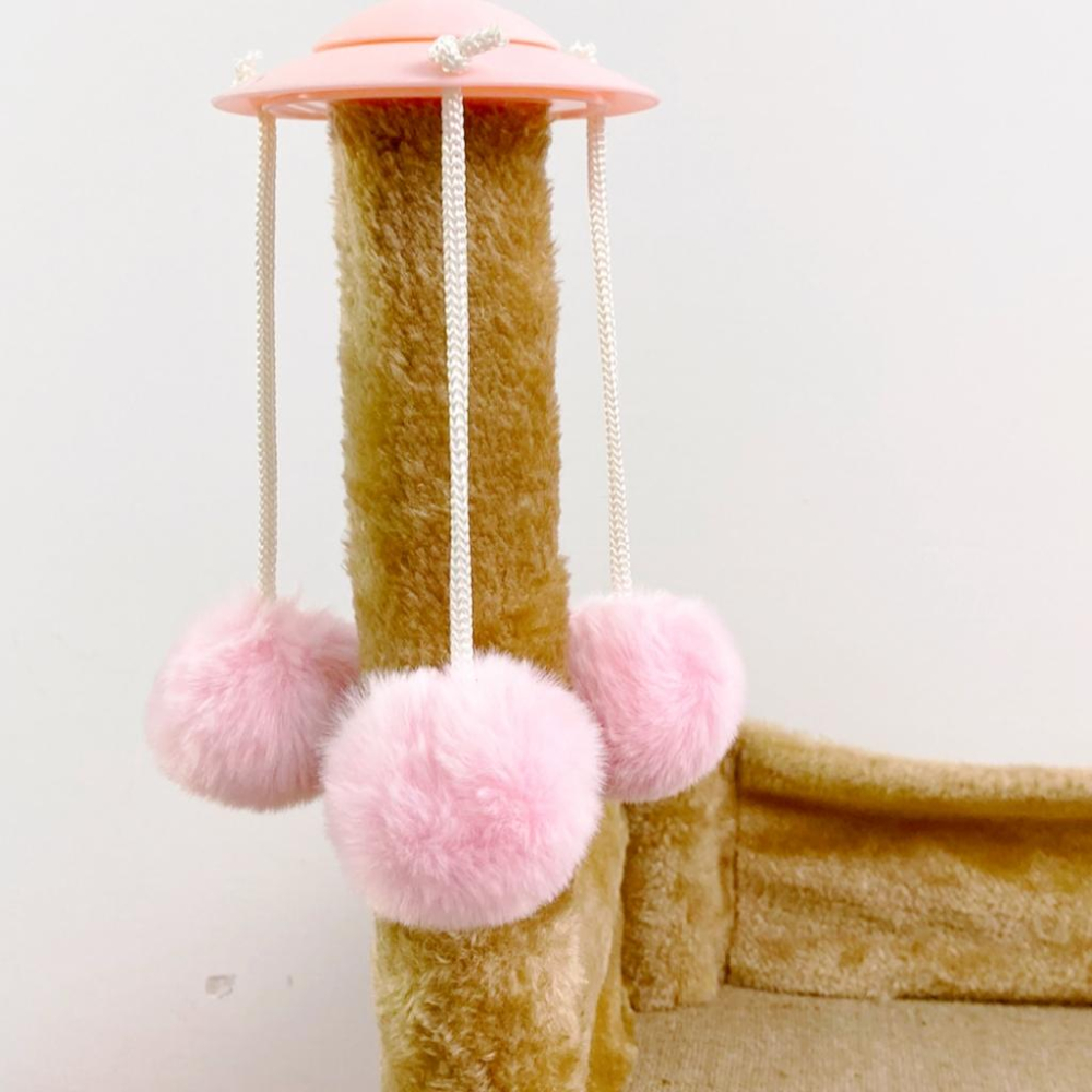 台灣現貨✅貓狗好時光 有喵病 多功能貓抓床 貓抓屋 貓床 貓窩 貓睡墊 貓抓床 寵物窩 寵物用品-細節圖8