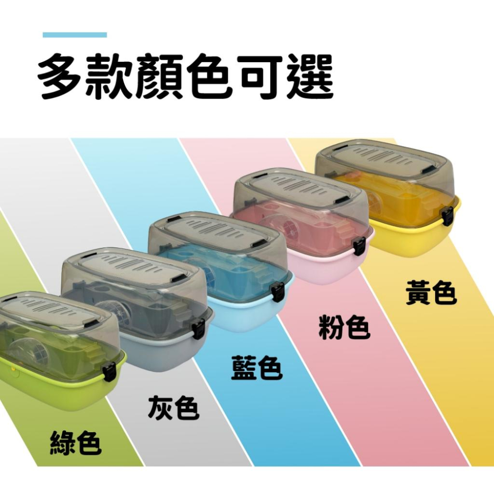 台灣現貨✅貓狗好時光 寵物來了 全景城堡倉鼠籠 倉鼠籠組 金絲熊屋 壓克力 飼養箱 壓克力鼠籠-細節圖7