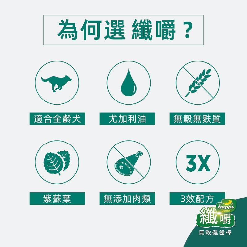 ✅貓狗好時光【Happi Doggy 纖嚼 無穀健齒棒 田園系列】(袋裝)150g 潔牙 全齡犬 寵物潔牙-細節圖6