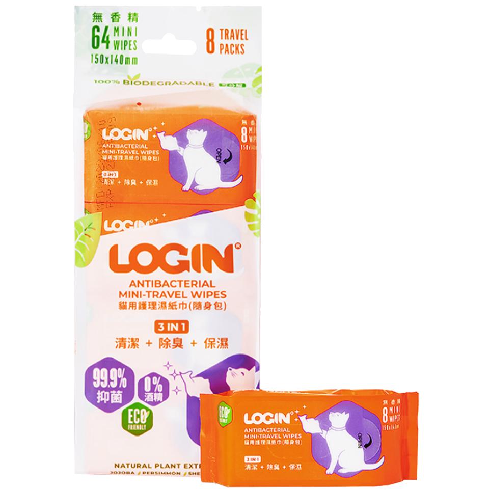 ✅貓狗好時光【洛格 除臭益菌護理濕巾】貓用 濕紙巾 無酒精 抑菌 清潔 除臭 保濕-細節圖3