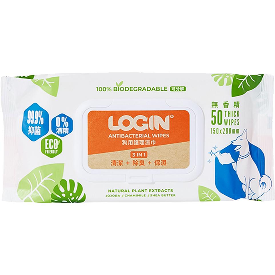✅貓狗好時光【洛格 除臭益菌護理濕巾】犬用 濕紙巾 無酒精 抑菌 清潔 除臭 保濕-細節圖2