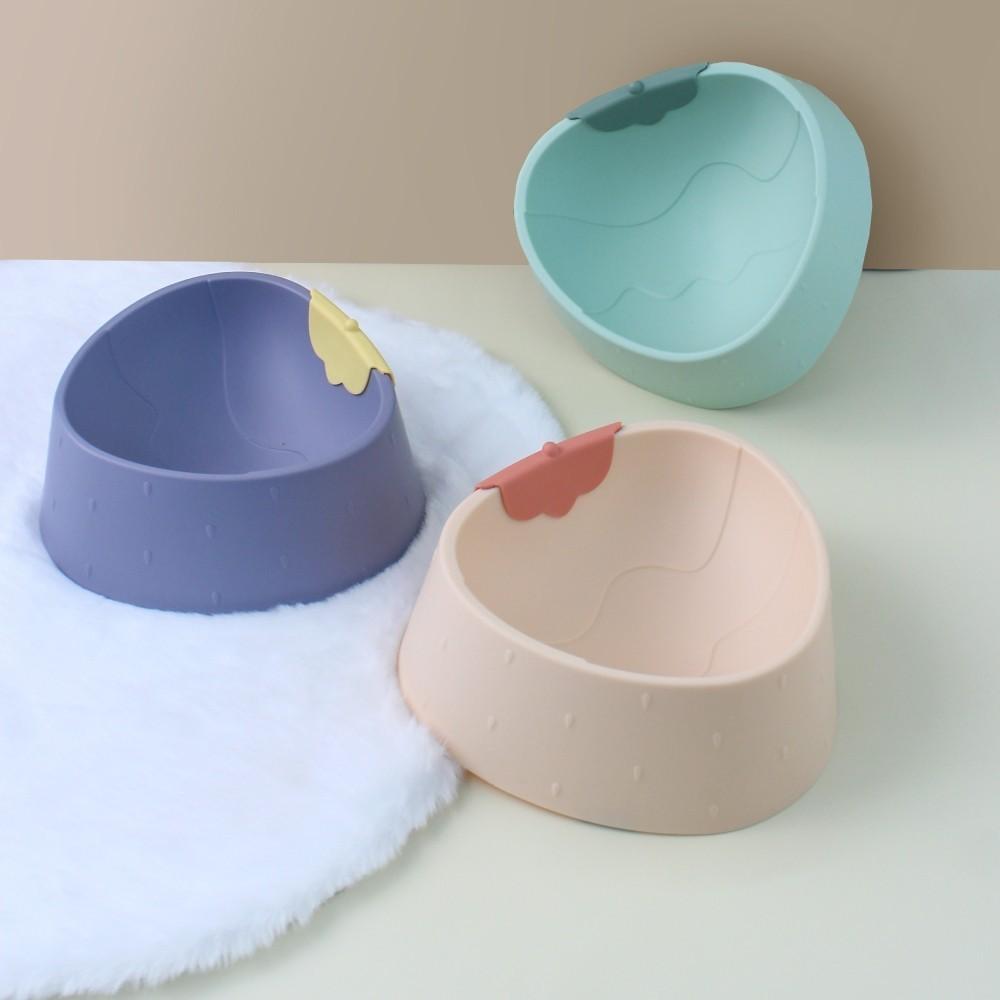 台灣現貨貓狗得來速 莫蘭迪草莓寵物碗 飲水碗 飲水碗 寵物碗 貓咪碗 狗碗 飼料-細節圖3