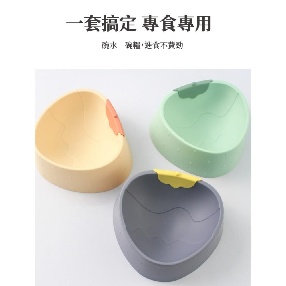 台灣現貨貓狗得來速 莫蘭迪草莓寵物碗 飲水碗 飲水碗 寵物碗 貓咪碗 狗碗 飼料-細節圖6