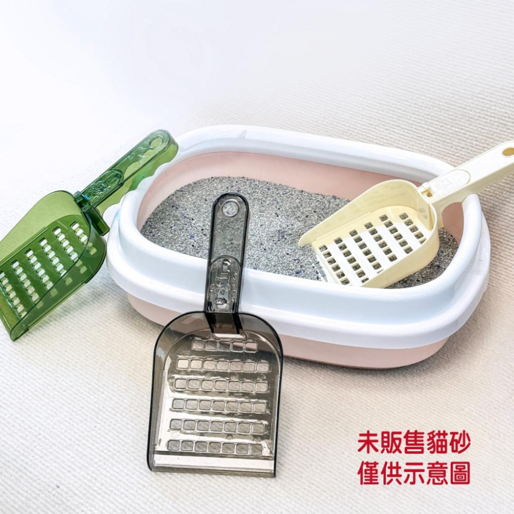台灣現貨貓狗得來速 寵物來了 可變形貓砂鏟 極簡多用孔 大號加厚 豆腐砂 貓砂鏟 鏟貓砂-細節圖6