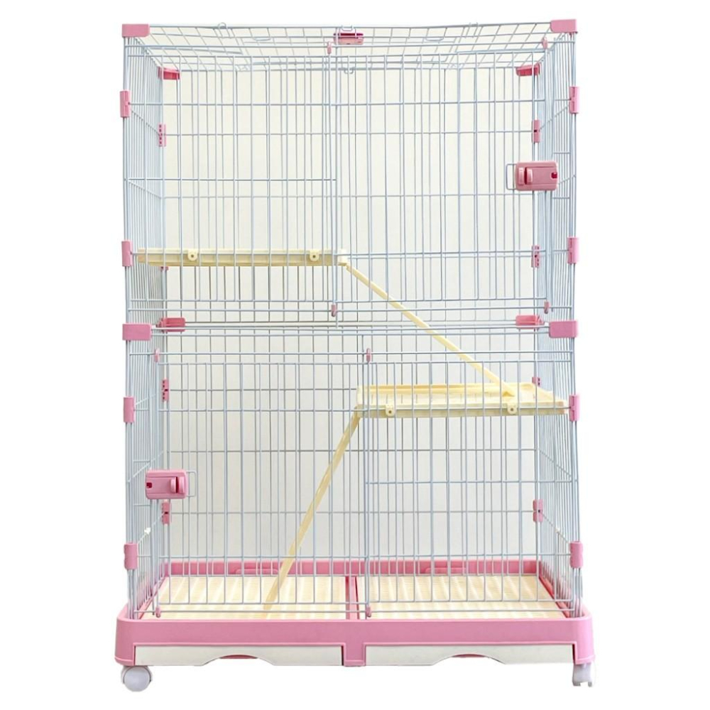 台灣現貨貓狗得來速 有喵病 豪華中 / 大 / 特大貓籠 寵物籠 貓咪籠子【三層 / 四層】-細節圖8