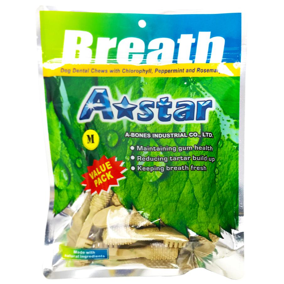 🐻維尼寵物【Astar AB亮白雙頭潔牙骨】【袋裝】狗零食 潔牙骨 犬零食-細節圖4