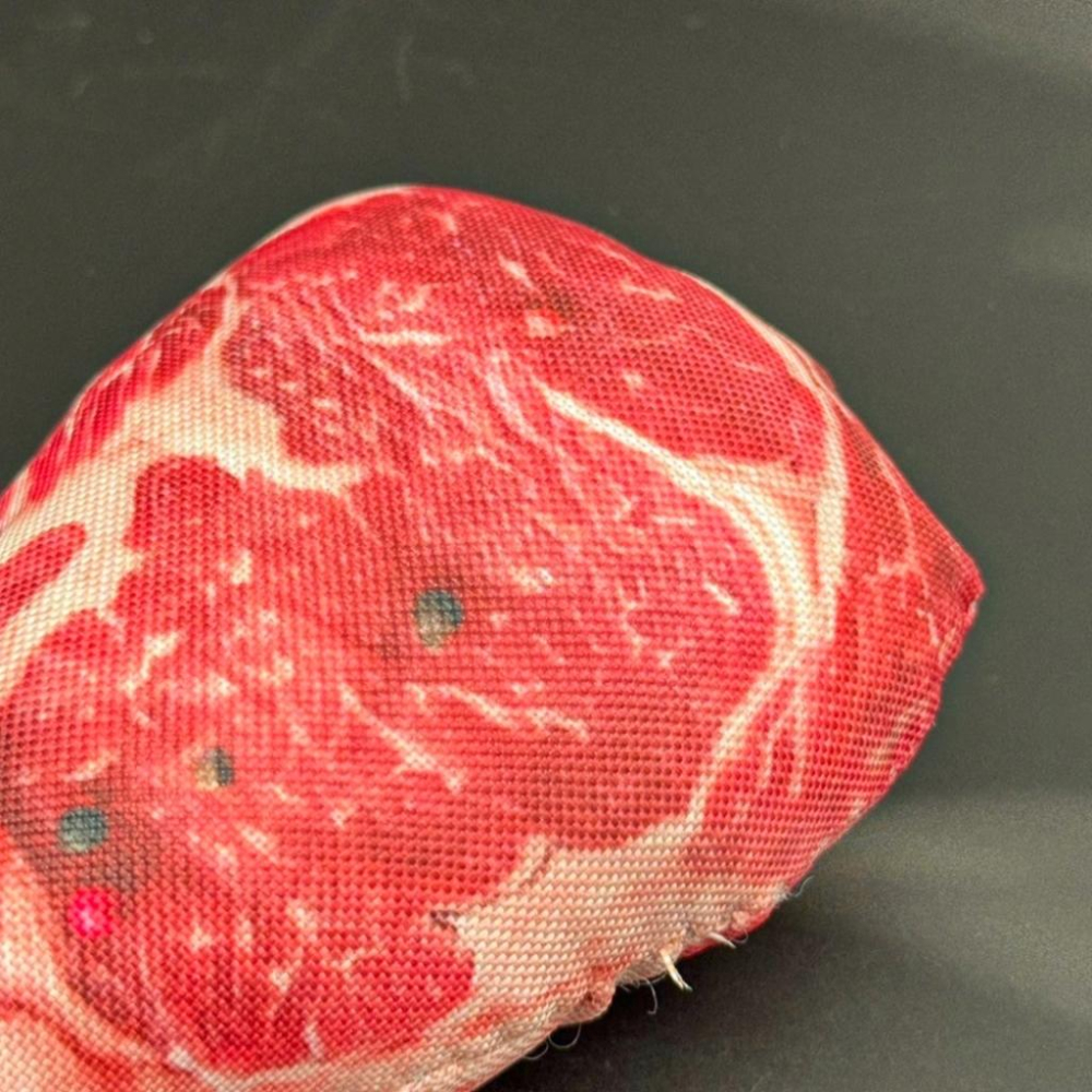 🐻維尼寵物🔥台灣現貨 寵物來了 仿真牛排發聲玩具 貓狗玩具 貓玩具 狗玩具 寵物玩具-細節圖3