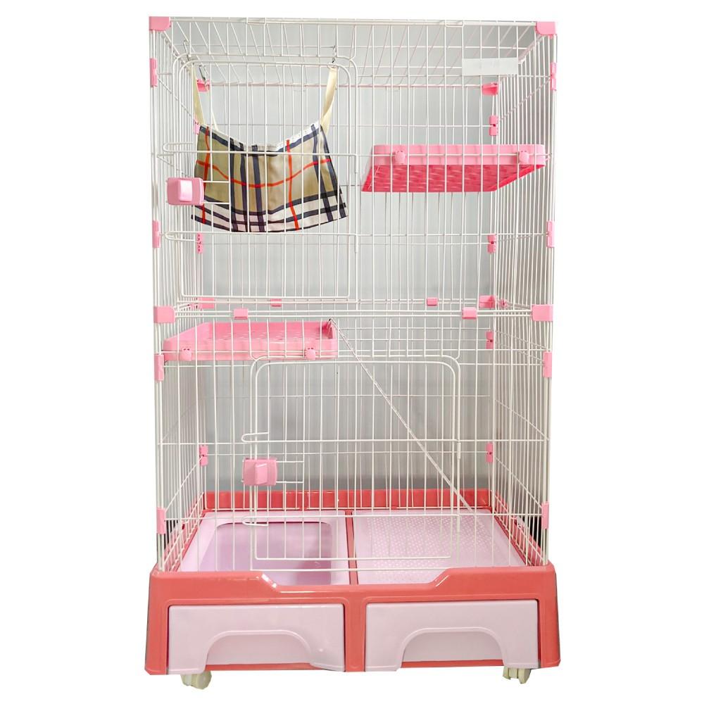 🐻維尼寵物🔥台灣現貨 有喵病 抽屜式貓砂盆三層貓籠 抽屜式貓砂盆四層貓籠-細節圖8