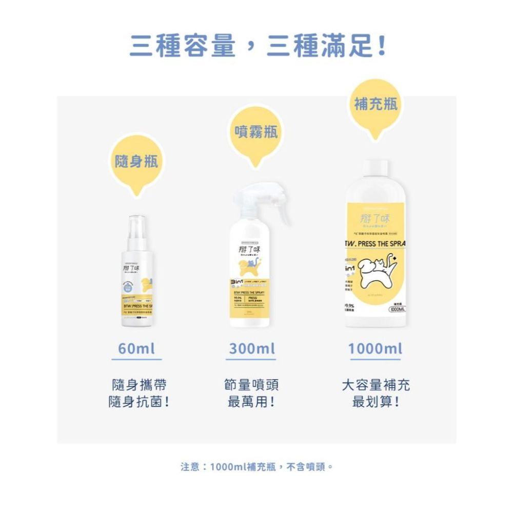 🧸熊好命【掰了味】科學環境除臭噴霧 寵物除臭 三效合一 除臭滅菌 中性溫和 無酒精-細節圖9