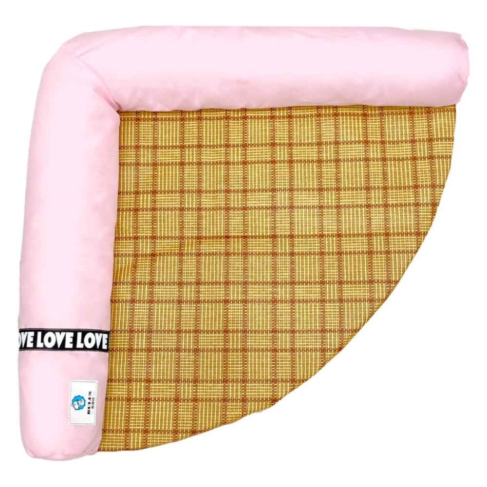 台灣現貨熊好命🧸寵物來了 素色三角涼蓆沙發 寵物草蓆 狗睡床 貓睡床 寵物睡窩 寵物睡墊-細節圖4