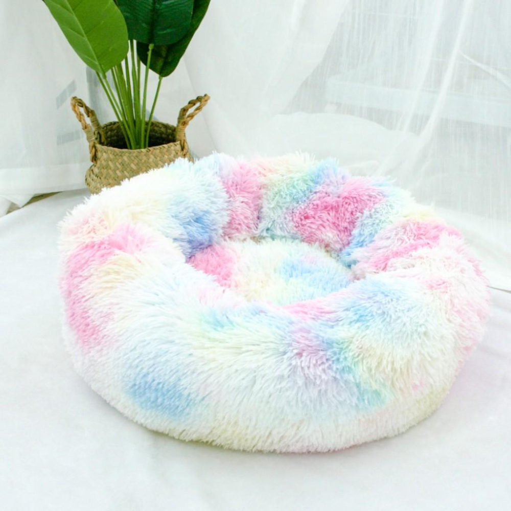 台灣現貨熊好命🧸 長毛絨舒眠 秋冬長毛絨 睡窩 方毯 睡墊 圓毯-細節圖4