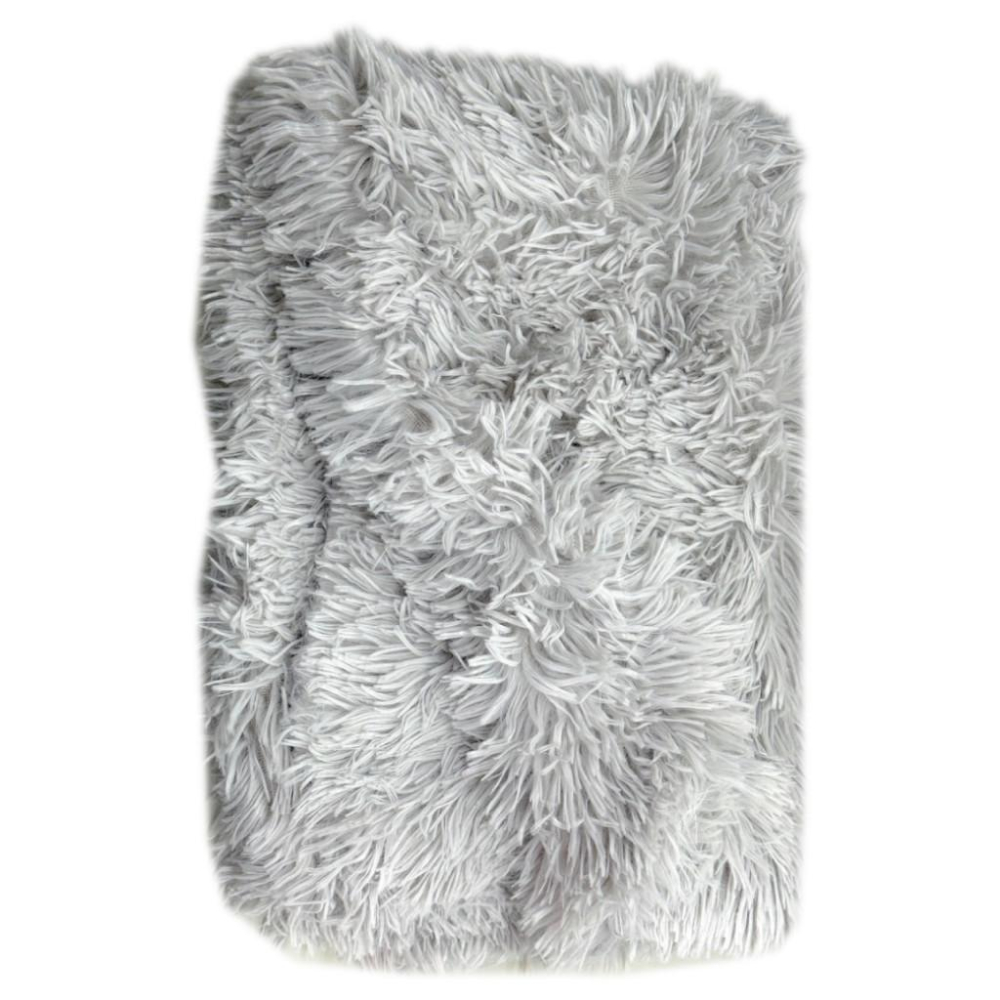 台灣現貨熊好命🧸 長毛絨舒眠 秋冬長毛絨 睡窩 方毯 睡墊 圓毯-細節圖6