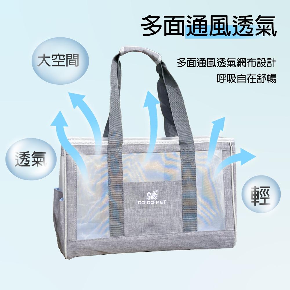 台灣現貨熊好命🧸寵物來了 透氣便攜外出包 雙層可拆寵物背包 外出包 寵物背包 狗外出包-細節圖3