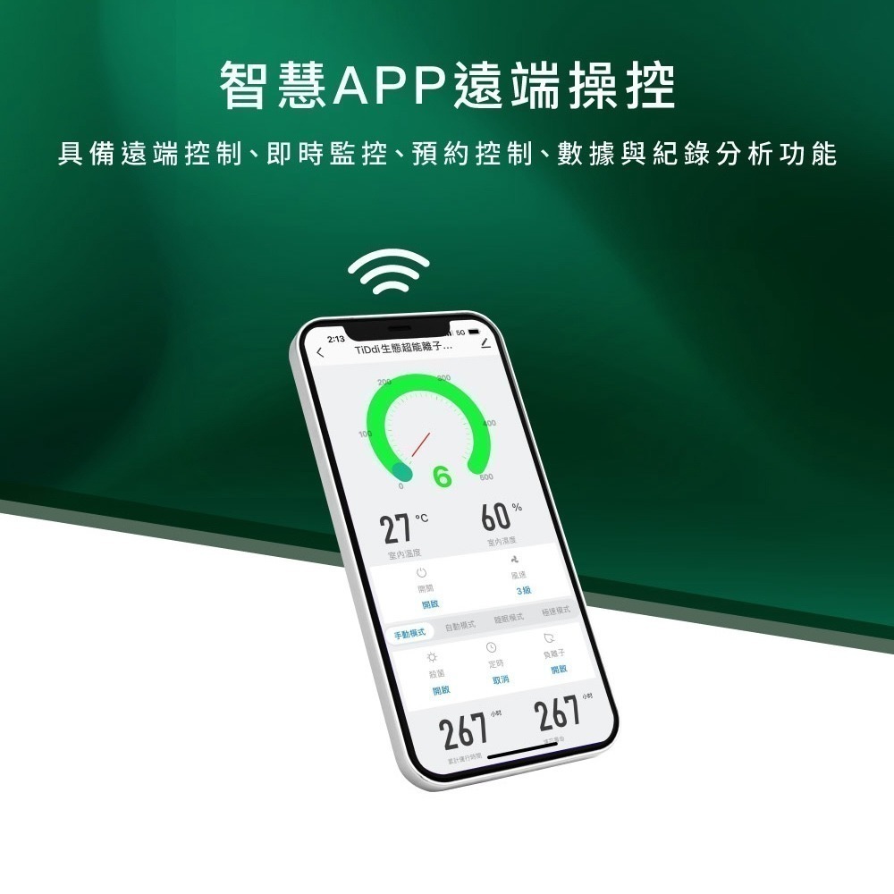 TiDdi 生態超能離子空氣清淨除菌機(P890)-細節圖9