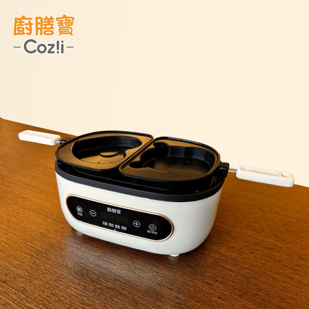 Coz!i廚膳寶 溫控多功能不沾料理鍋 豪華全配組 (象牙白/經典綠C1880)-細節圖7