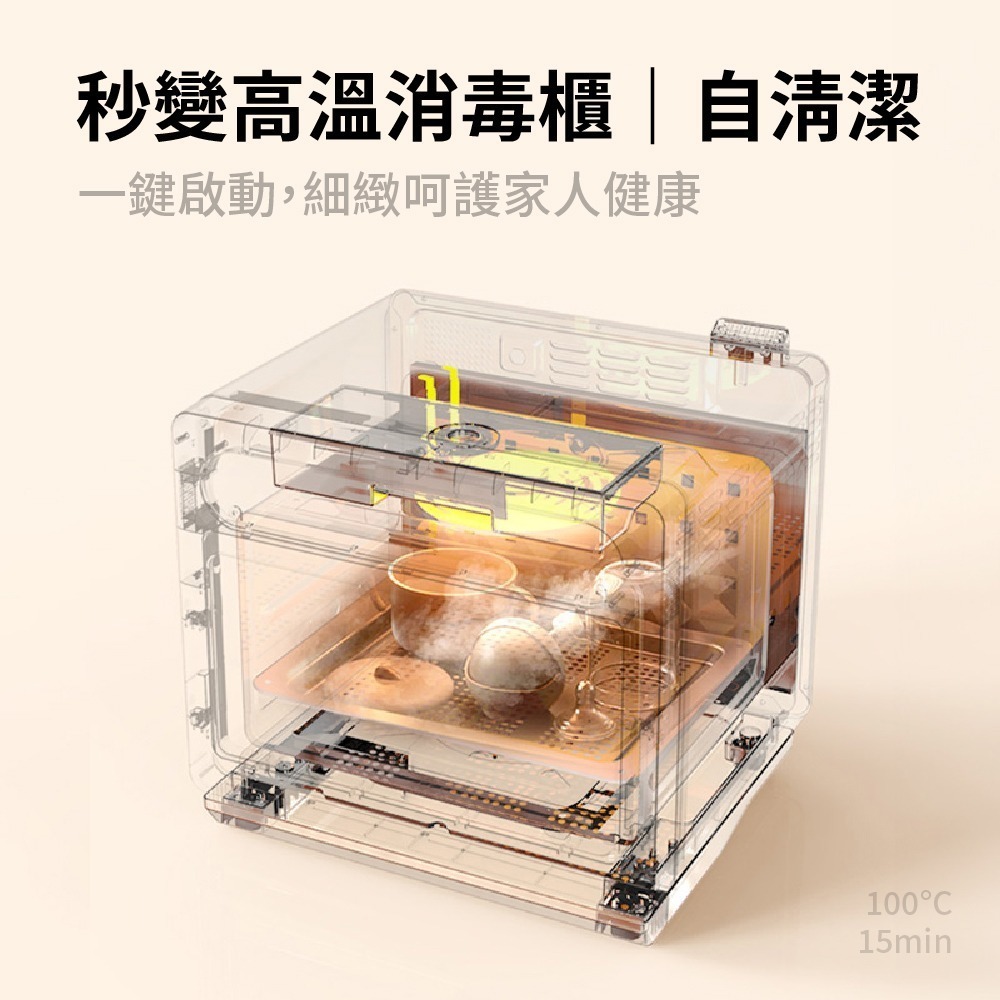 Coz!i 廚膳寶 20公升 炙燒氣炸蒸烤爐（CO530i 第二代）蒸滷燉 氣炸 烘焙 蒸烤箱 蒸汽烤箱-細節圖11