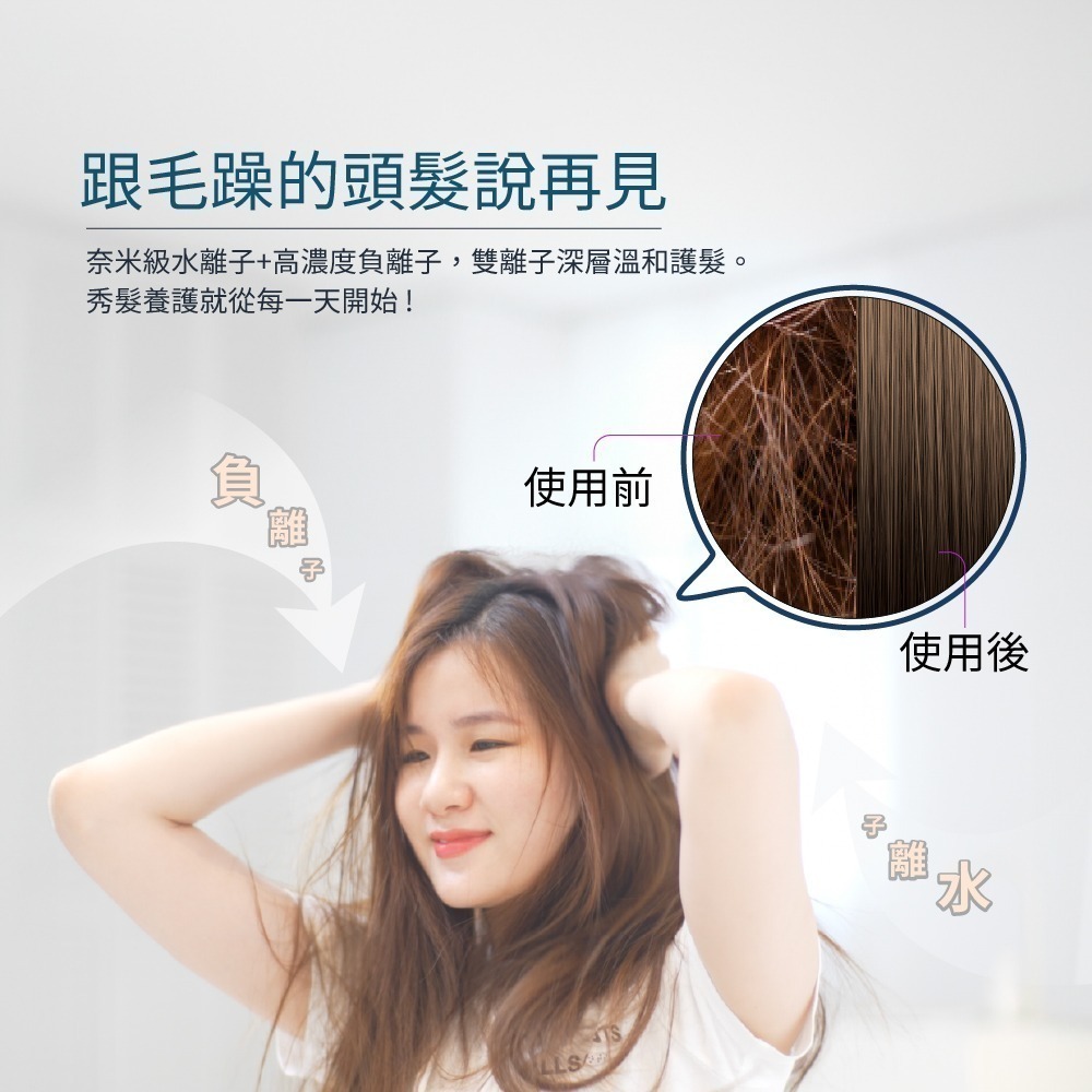 TiDdi 奈米水離子＋2億負離子高速吹風機 (HDI880i玫瑰金粉/薰衣草紫)-細節圖6