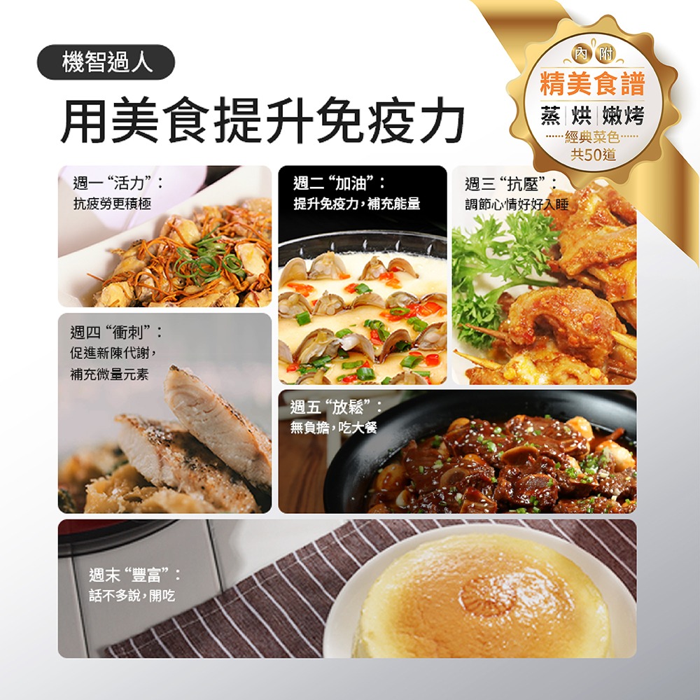 Coz!i 廚膳寶 25公升 蒸烤爐 CO560K 烘烤爐、氣炸、烘焙、蒸烤箱、蒸汽烤箱、蒸滷燉、氣炸烤箱-細節圖5