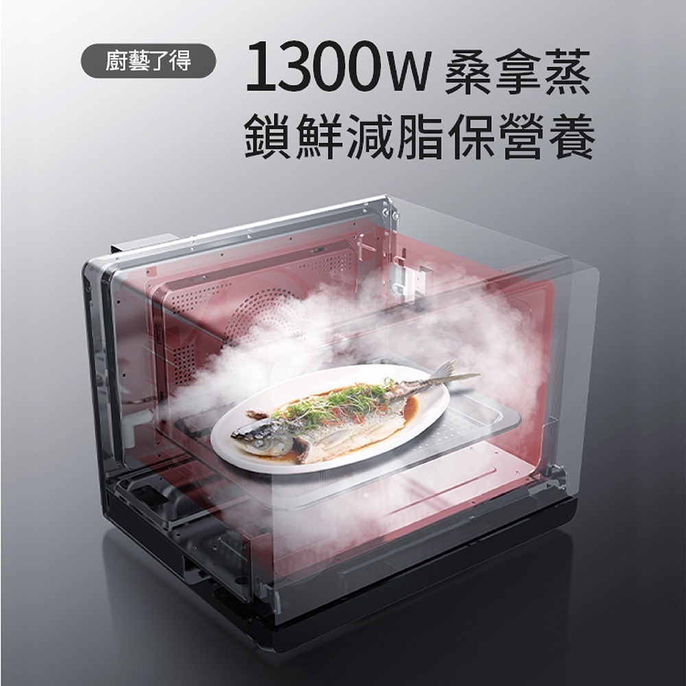 Coz!i 廚膳寶 25公升 蒸烤爐 CO560K 烘烤爐、氣炸、烘焙、蒸烤箱、蒸汽烤箱、蒸滷燉、氣炸烤箱-細節圖4