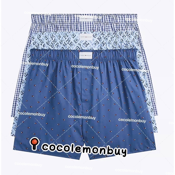 現貨 美國Tommy Hilfiger 四角褲 內褲 男性四角褲  四角內褲 平口褲 寬鬆四角褲  情人節 男友-規格圖1