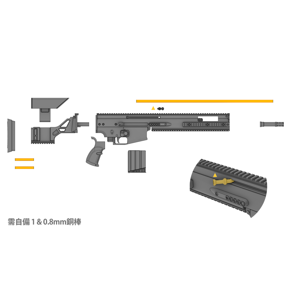 SCAR-H-TPR 套組-細節圖2