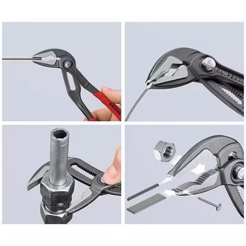 承昌商行 含稅 德國製 KNIPEX COBRA 7” 87 51 180 超薄型快速水管鉗 薄型水道鉗-細節圖3