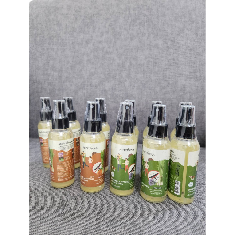 泰國 PHUTAWAN 香茅防蚊驅蚊噴霧液 100ml 薰衣草&香橙 現貨-細節圖2