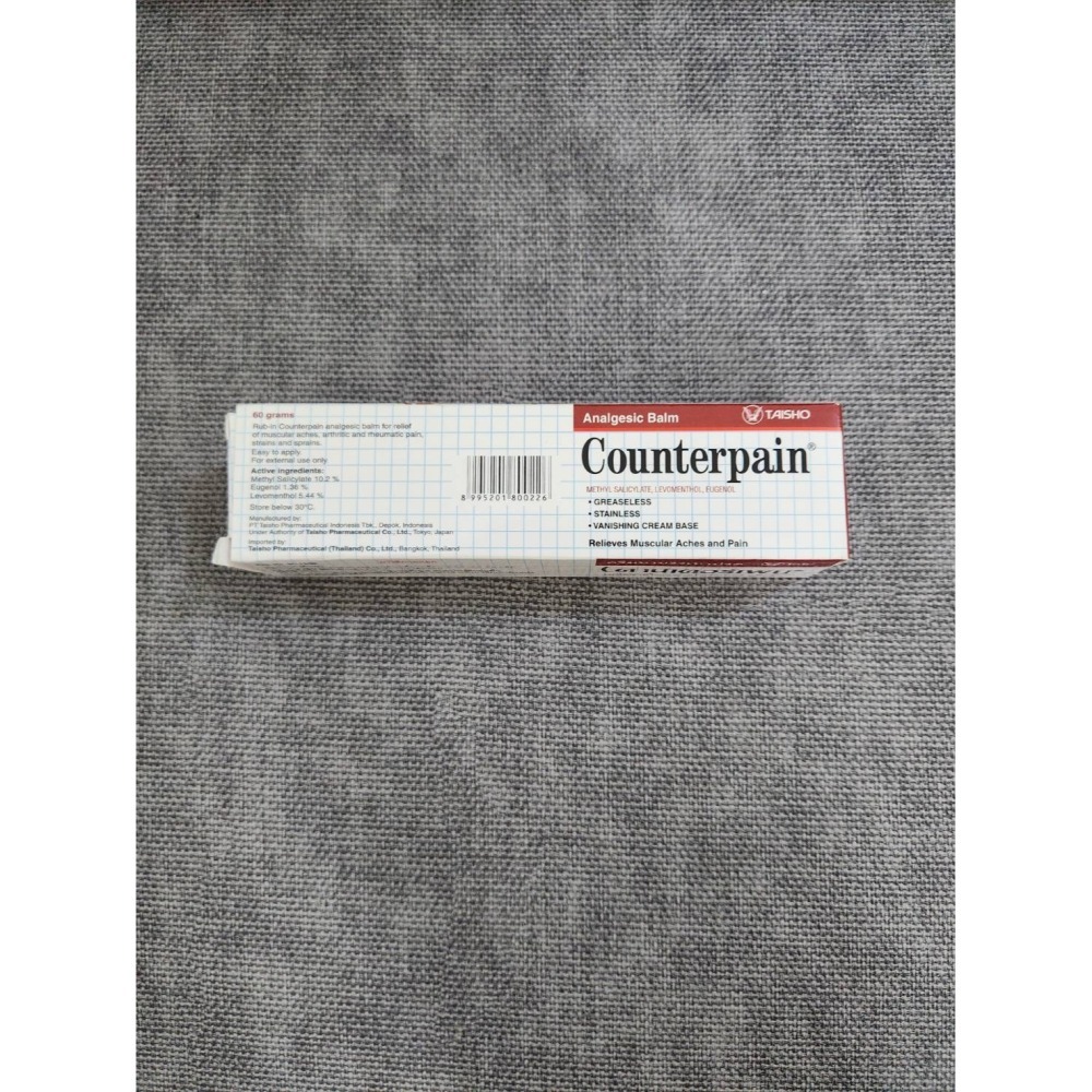 泰國 Counterpain 痠痛藥膏 紅色60g 120g 黃色50g 現貨-細節圖5