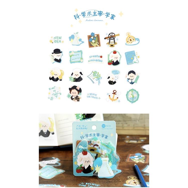 貓町選品🐯信的戀人 PVC貼紙包 讓一讓，大人物登場!系列 可愛手帳素材現貨-細節圖5