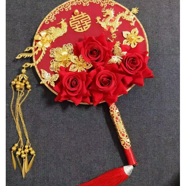 紅底龍鳳呈祥