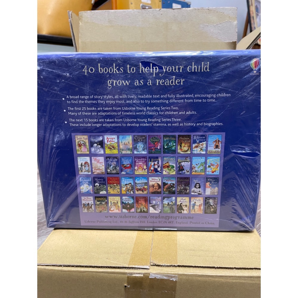 Usborne 二手全新 40本英文套書-細節圖2