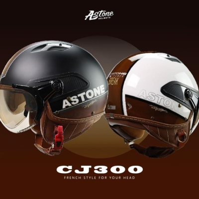 [美的帽泡]法國Astone CJ300極輕量1000g飛行帽/短鏡片安全帽