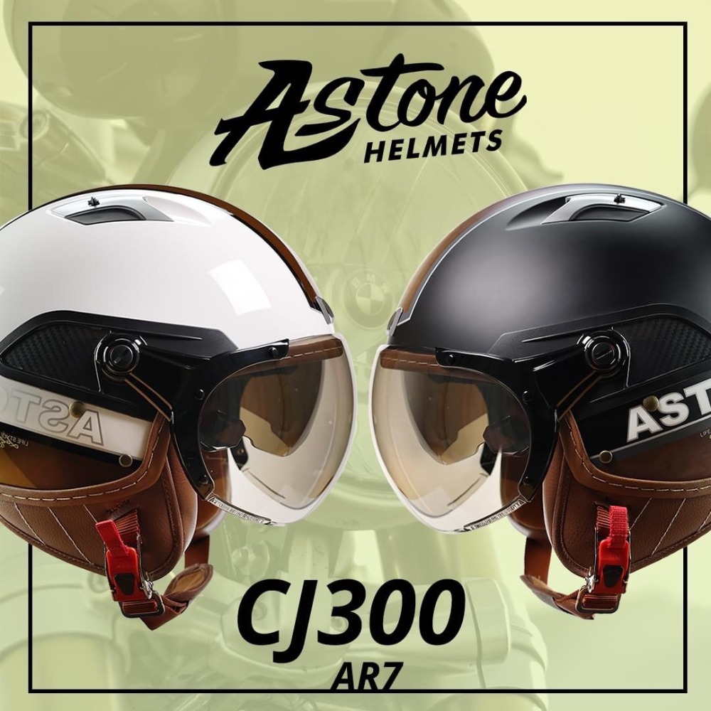 [美的帽泡]法國Astone CJ300極輕量1000g飛行帽/短鏡片安全帽-細節圖2