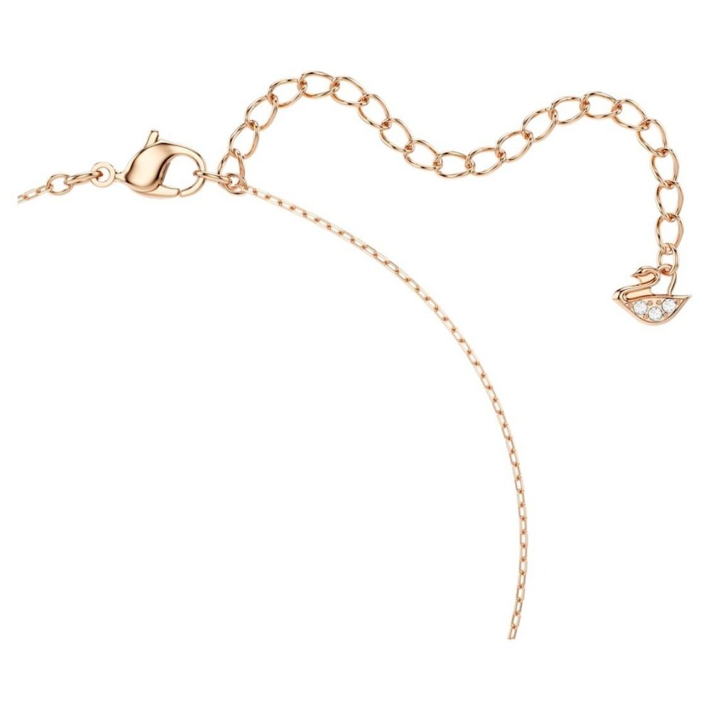 【輕鬆購精品百貨】SWAROVSKI 施華洛世奇 llyperbola 水晶愛心環扣無限符號 鍍玫瑰金項鍊5518865-細節圖3