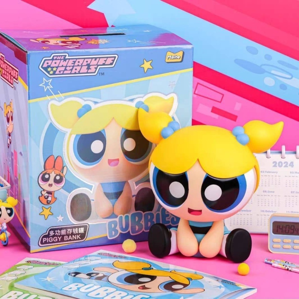 【輕鬆購精品百貨】MINISO 名創優品 飛天小女警系列存錢筒 公仔擺件-細節圖5