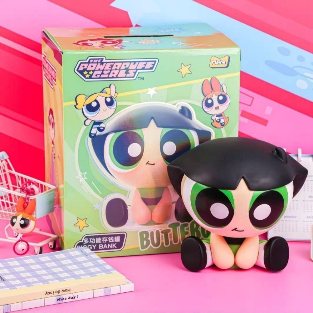 【輕鬆購精品百貨】MINISO 名創優品 飛天小女警系列存錢筒 公仔擺件-細節圖8