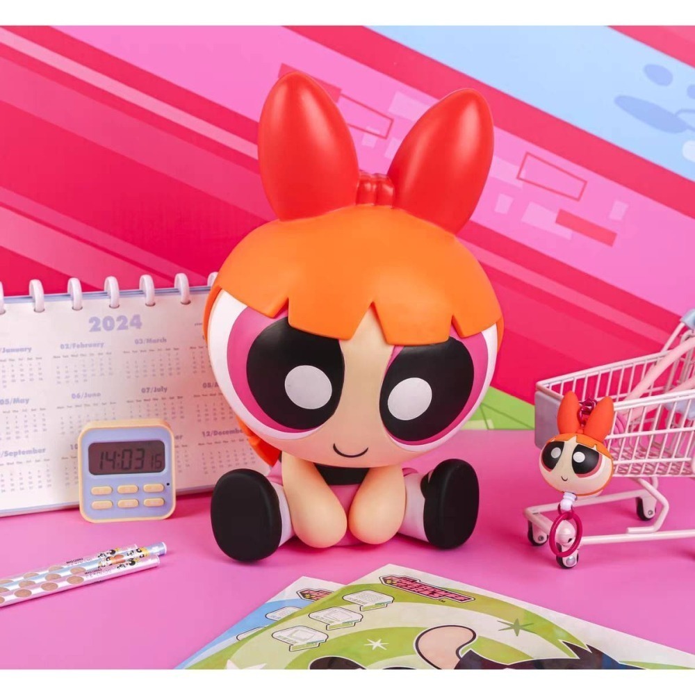 【輕鬆購精品百貨】MINISO 名創優品 飛天小女警系列存錢筒 公仔擺件-細節圖3