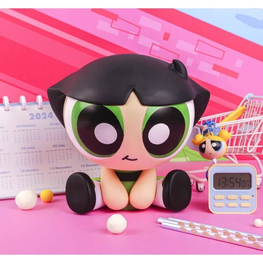 【輕鬆購精品百貨】MINISO 名創優品 飛天小女警系列存錢筒 公仔擺件-細節圖9
