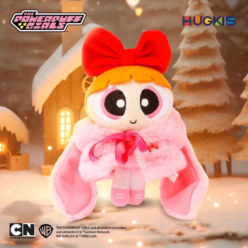 【輕鬆購精品百貨】✨官方授權✨HUGKIS 飛天小女警 斗篷裝毛絨掛件-細節圖2