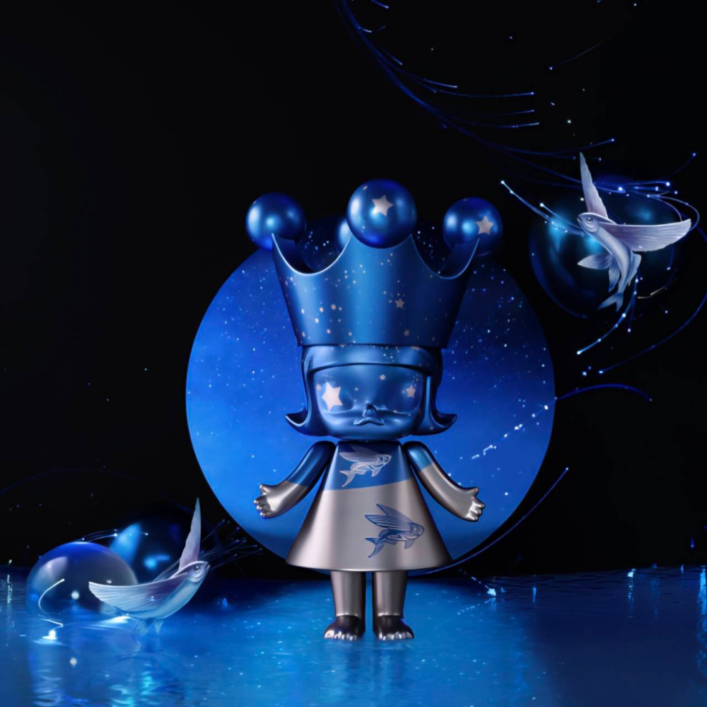 【輕鬆購精品百貨】POP MART 泡泡瑪特 MEGA ROYAL MOLLY 天星 400% 公主系列-細節圖2