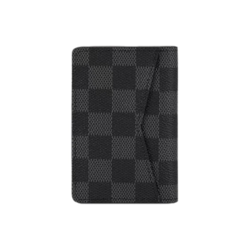 【輕鬆購精品百貨】✨免運✨LOUIS VUITTON 路易威登 黑灰棋盤格 萬用卡片名片夾 N63143-細節圖4