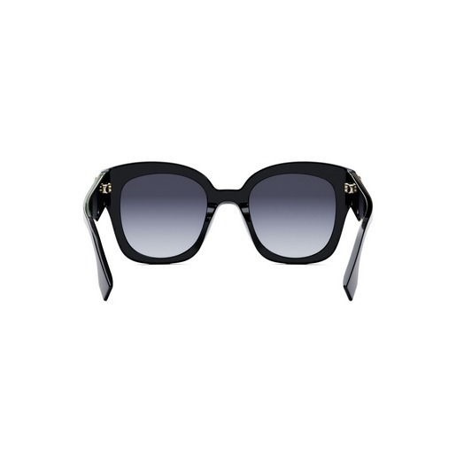 【輕鬆購精品百貨】✨免運✨FENDI 金色大F 膠框太陽眼鏡 FE 40098F 6501W-細節圖5