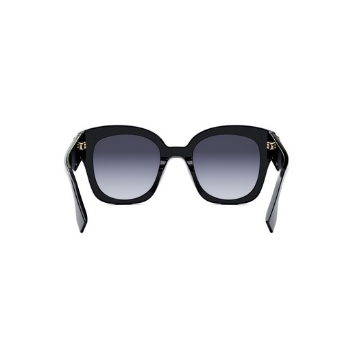 【輕鬆購精品百貨】FENDI 金色大F 膠框漸層鏡片太陽眼鏡 FE 40098F 6501W-細節圖5