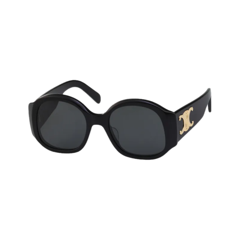 【輕鬆購精品百貨】✨️免運✨️CELINE 金色LOGO 膠框太陽眼鏡 CL40305U 5401A-細節圖2