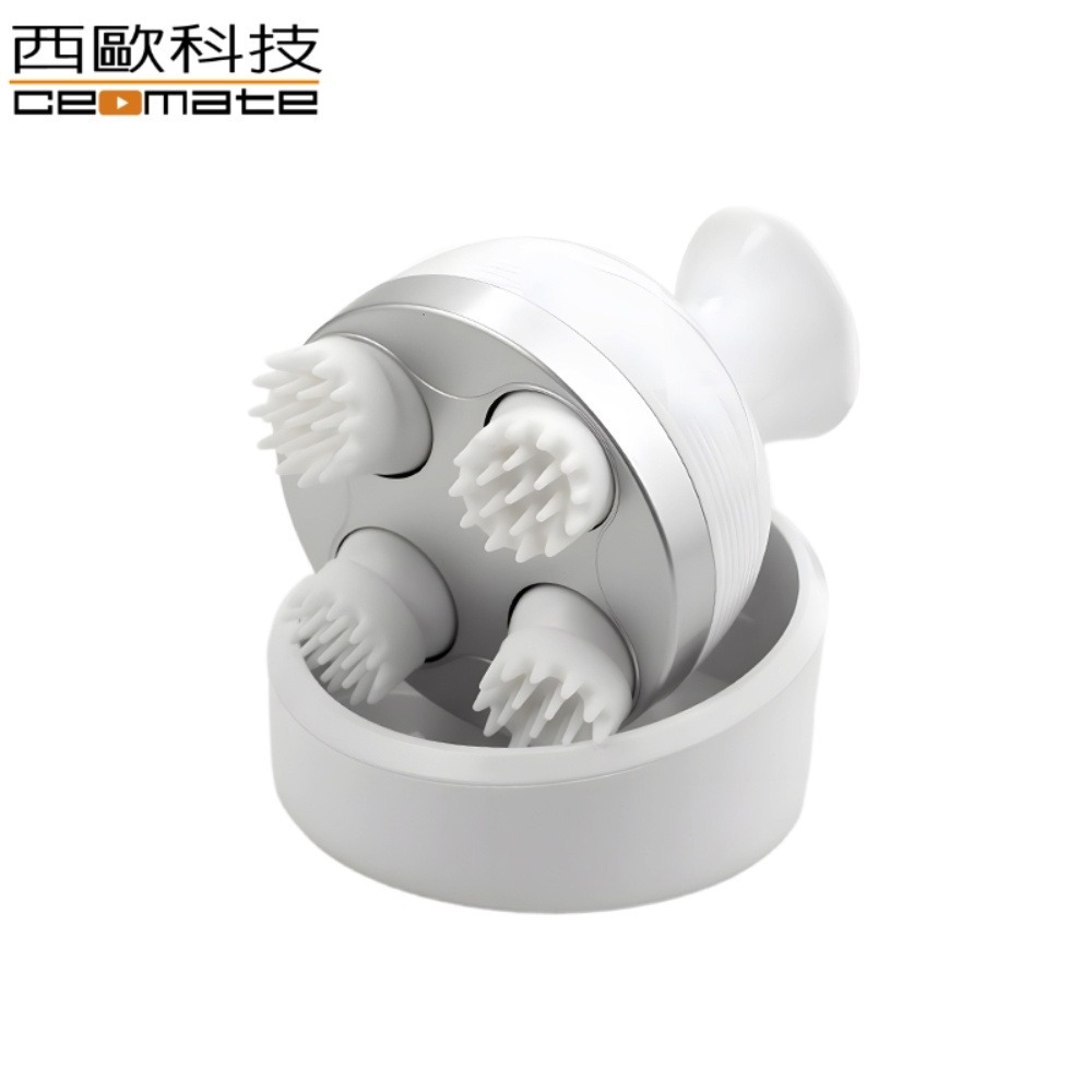 西歐科技液晶頭部按摩儀CME-BR8852贈飛利浦 TWS真無線藍牙耳機TAT1199-細節圖3